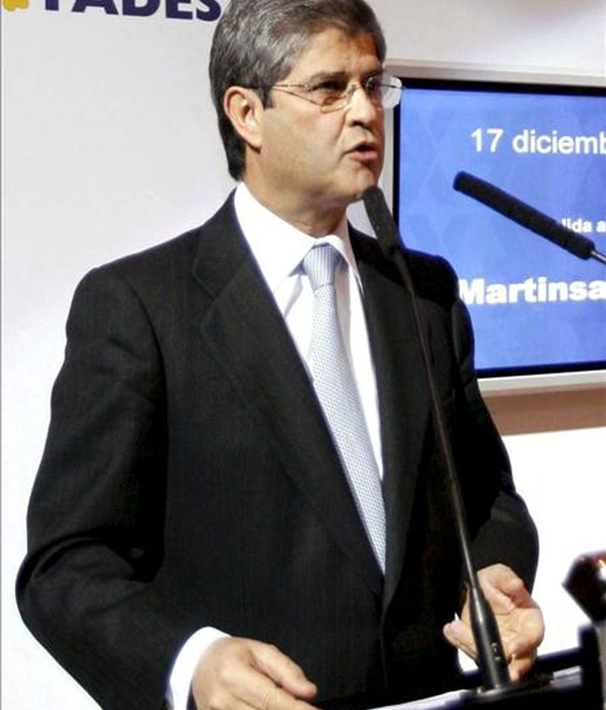 Imagen del presidente de Martinsa-Fadesa, Fernando Martín. EFE/Archivo