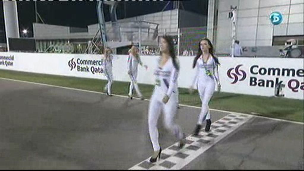 Bellezones en el paddock de Qatar