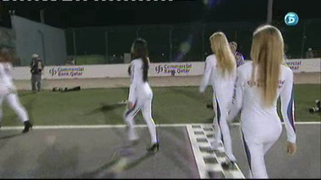 Bellezones en el paddock de Qatar