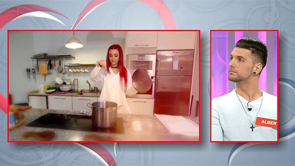 Simbo conquista a Rym con sus tallarines tres delicias