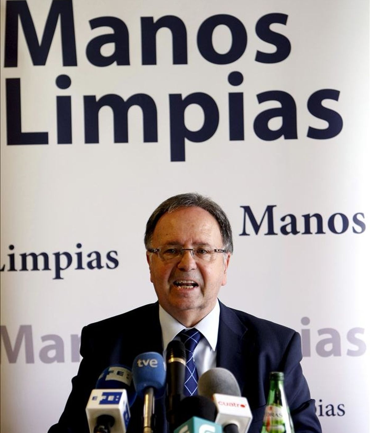 Miguel Bernard, representante del sindicato Manos Limpias. EFE/Archivo