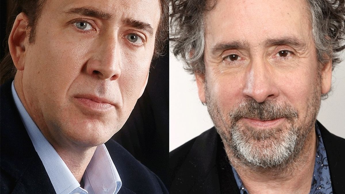 Nicolas Cage y Tim Burton