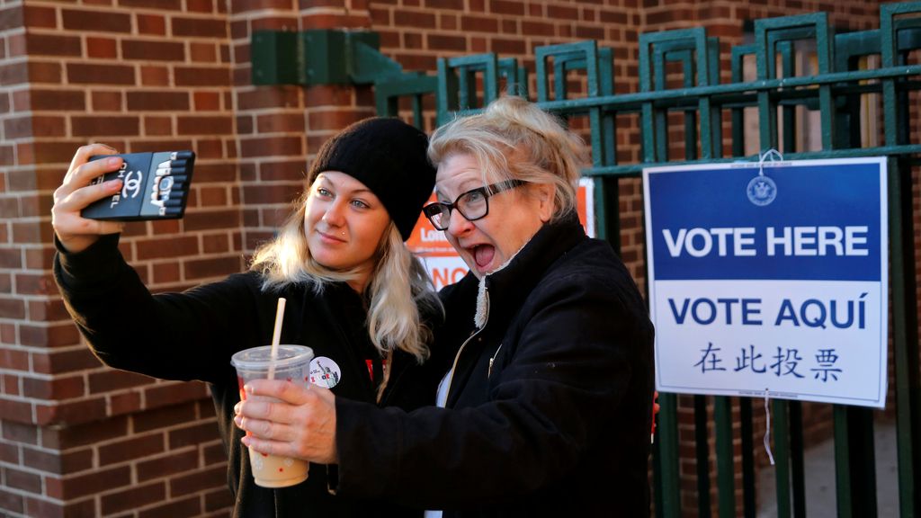 Las mejores imágenes de la jornada electoral en Estados Unidos