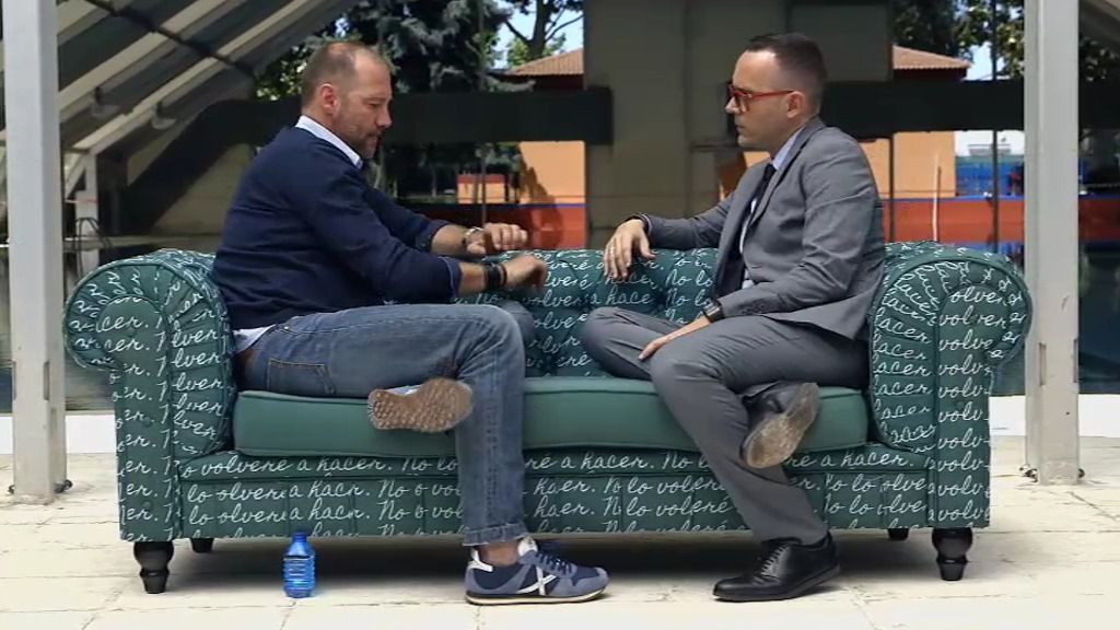 Risto Mejide hace de 'hermano mayor' con el campeón olímpico