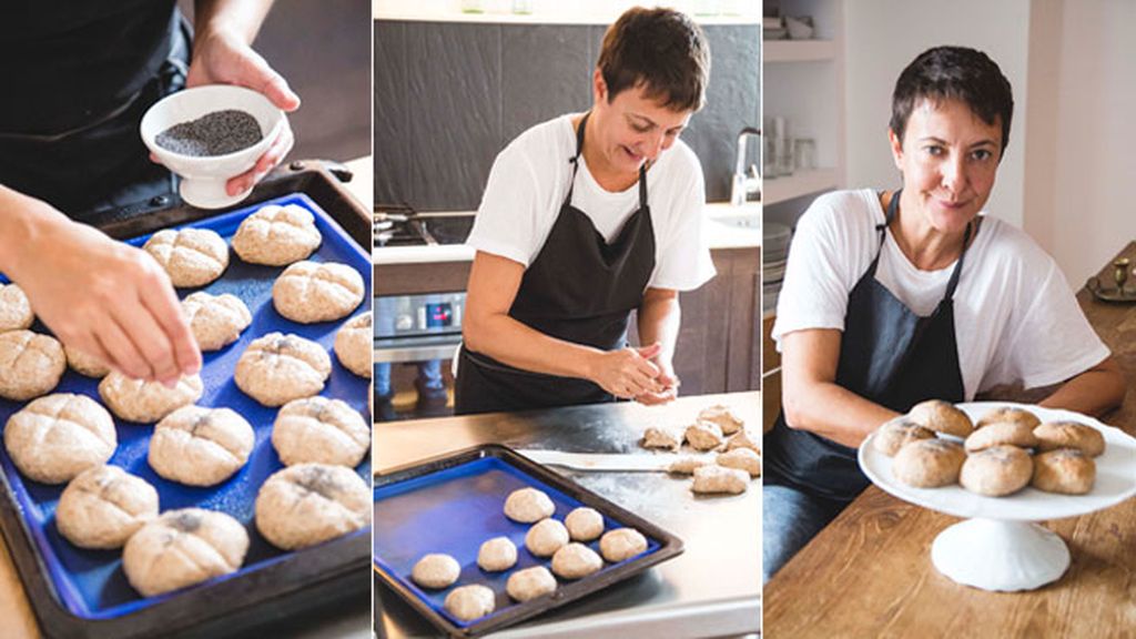 Panecillos de pan integral con tang zhong de la mano de Eva Hache