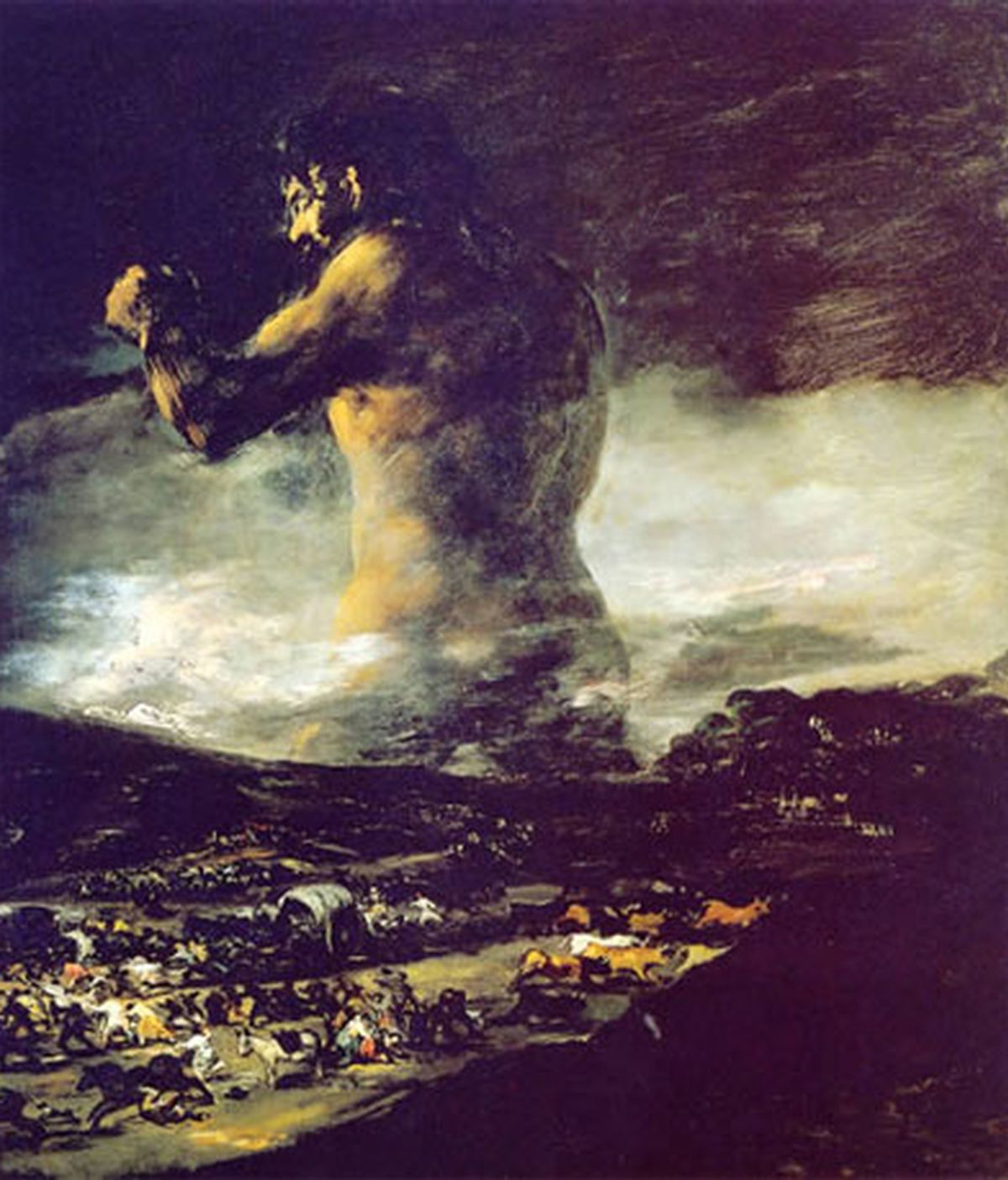 'El Coloso' fue pintado entre 1808 y 1812.
