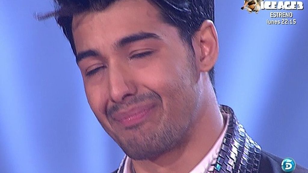 El artista cantó 'Hoy tengo ganas de ti'
