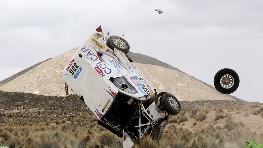 Los asombrosos accidentes de Juan Manuel Silva y Matthew Campbell en el Dakar