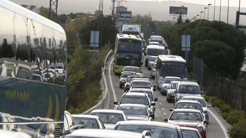 Accidente múltiple en Madrid