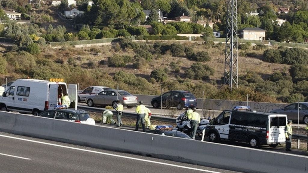 Accidente múltiple en Madrid