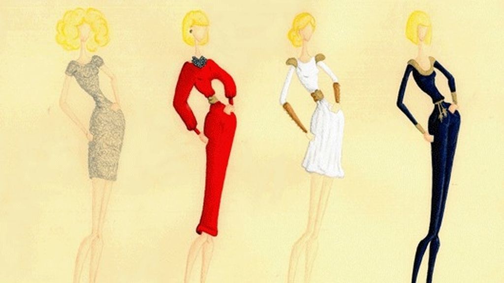 Los bocetos para el estilismo de Mercedes Milá en GH 12