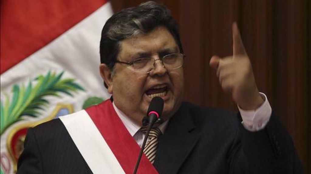 En la imagen, el presidente peruano, Alan García. EFE/Archivo En la imagen, el presidente peruano, Alan García. EFE/Archivo
