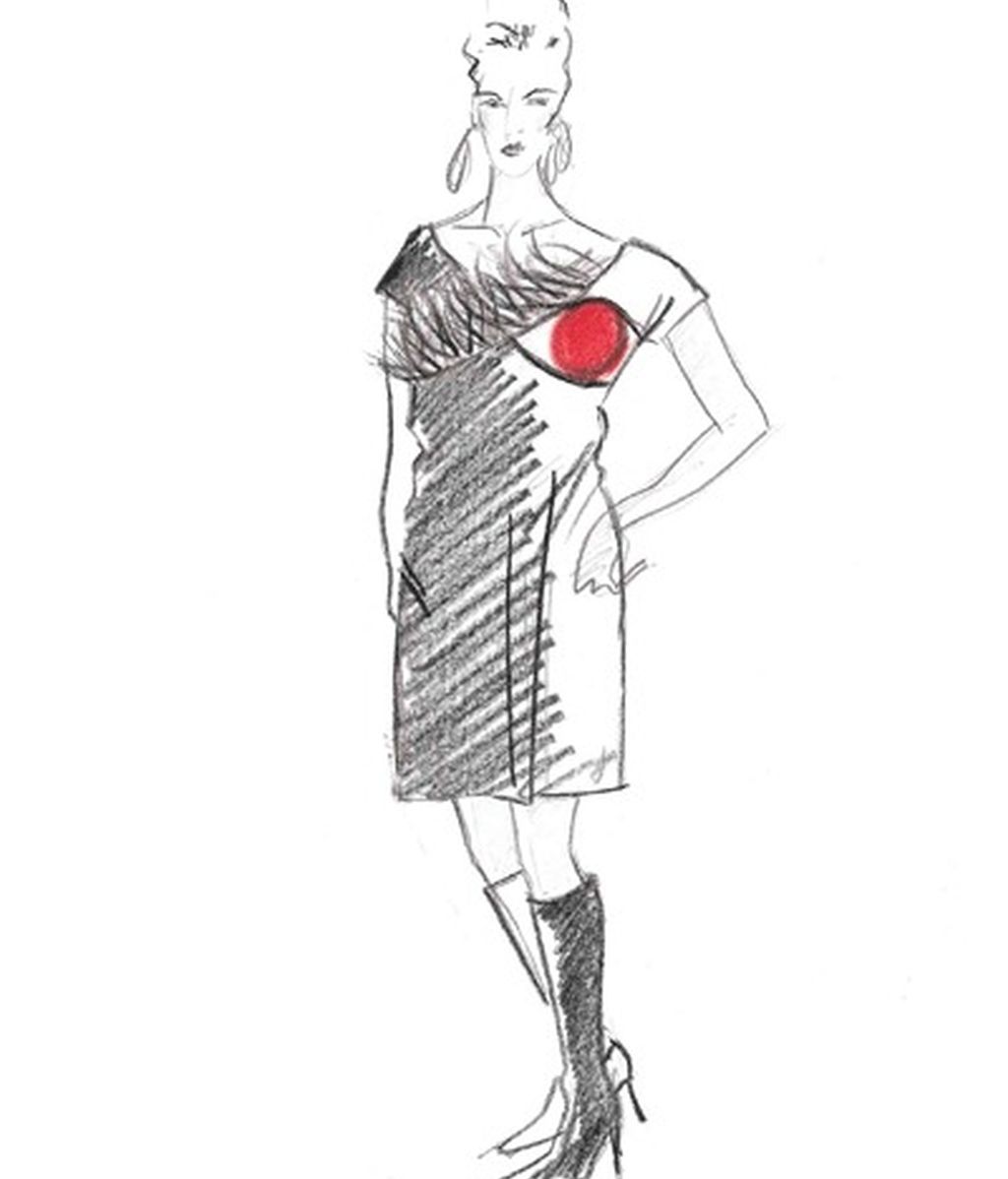 Los bocetos para el estilismo de Mercedes Milá en GH 12