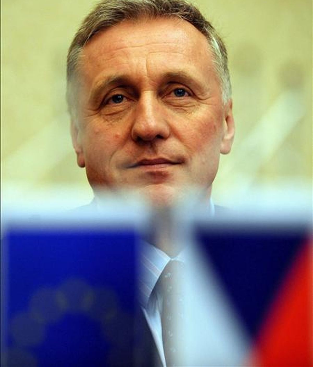 El dimisiorio primer ministro checo, Mirek Topolanek. EFE/Archivo