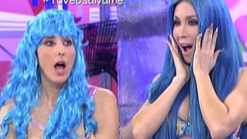 Imita a la exconcursante de 'SV' e incluso 'baila' y 'canta' con ella