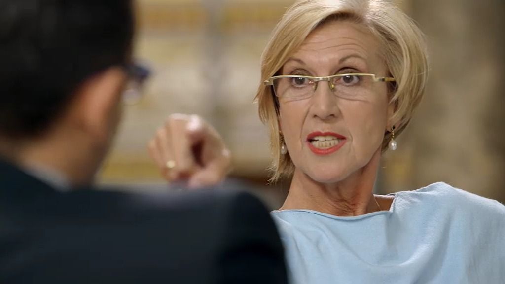 Rosa Díez se sienta en el Chester con Risto Mejide