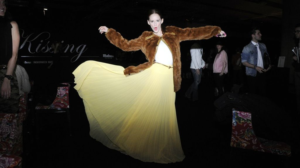 Ana Polvorosa acudió como una auténtica musa con esta vaporosa falda de Mango