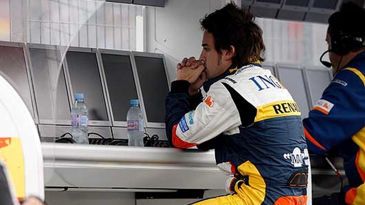 Alonso, decepcionado en Canadá. FOTO: EFE.