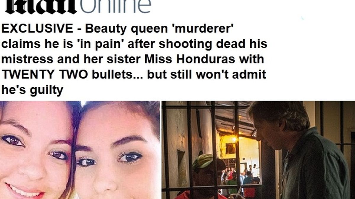 Habla el supuesto asesino de Miss Honduras y su hermana
