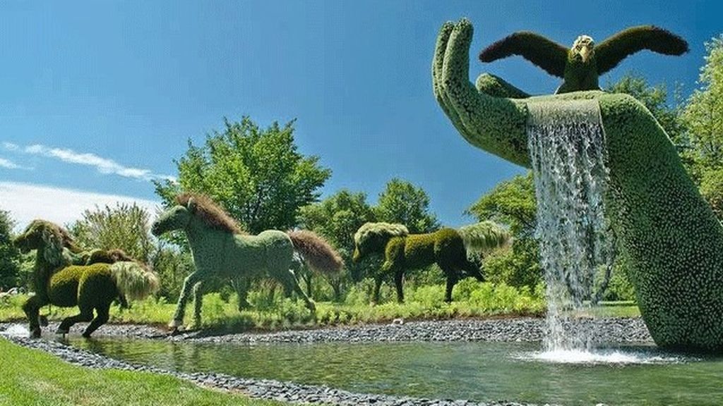 El arte de la jardinería ornamental