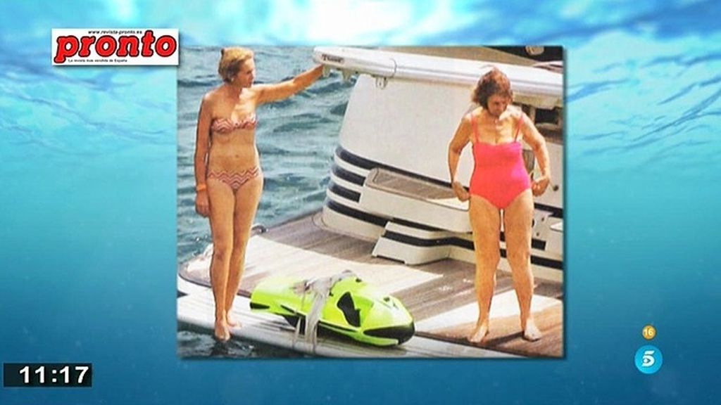 Doña Sofía y la Infanta Elena