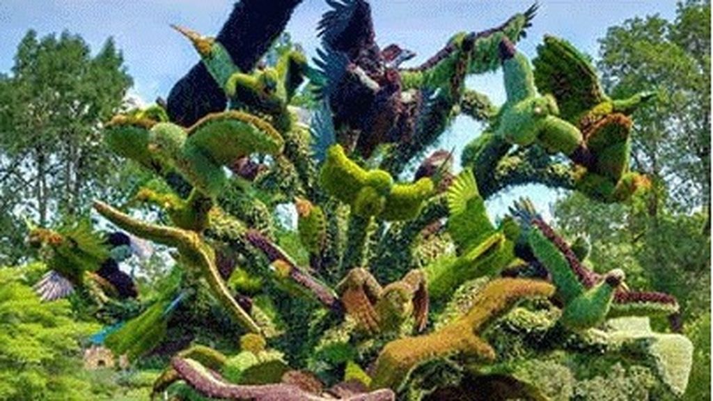 El arte de la jardinería ornamental