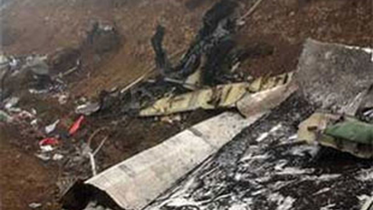Imagen de archivo del accidente del Yak-42 Imagen de archivo del accidente del Yak-42