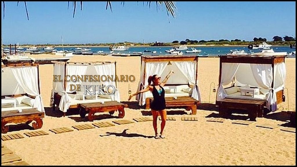 Paula, en Portugal junto a su hermano