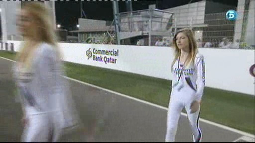Bellezones en el paddock de Qatar