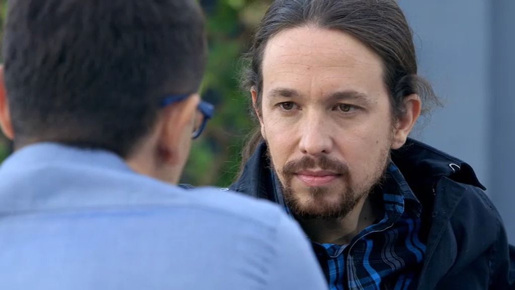 Pablo Iglesias, foto a foto con Risto