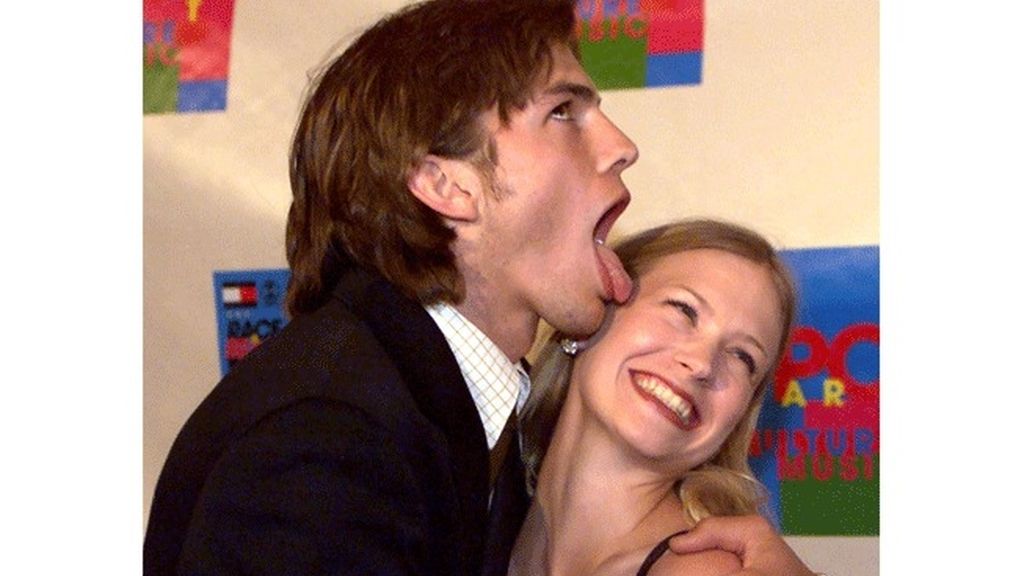 January Jones y Ashton Kutcher