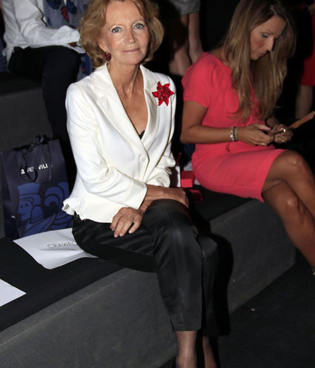 Almudena Fernández, María José Suárez y Mar Flores: famosos en el 'front row'