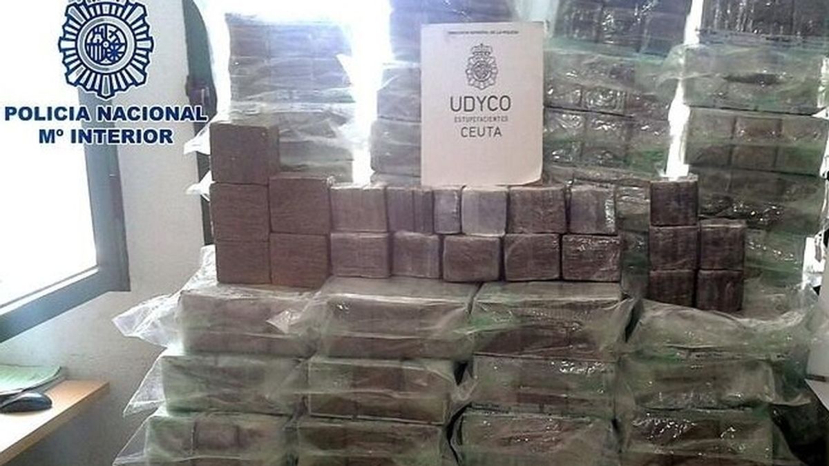 Policía local de Ceuta: 50 kilos de hachís