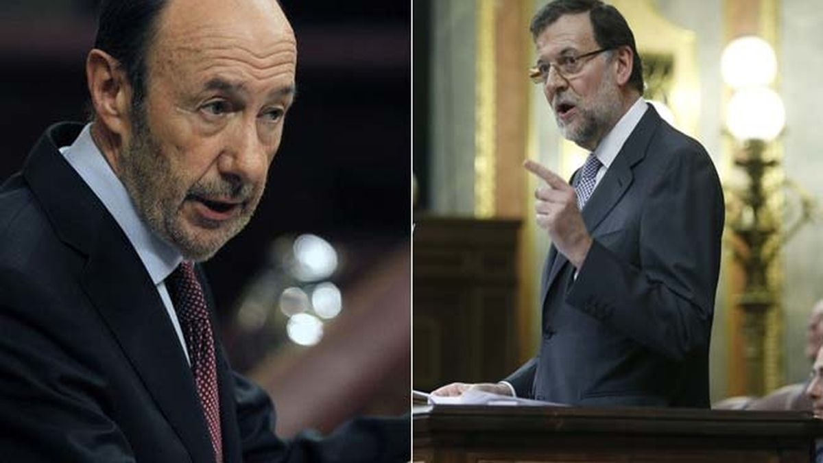 Rajoy y Rubalcaba en el Debate del Estado de la Nación