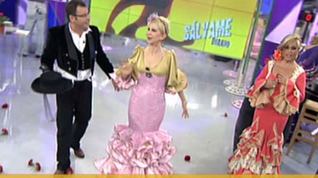 'Sálvame' cumple años y lo celebra con su particular Feria de Abril