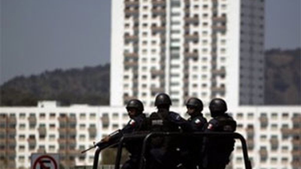 Policías patrullan en México. Foto: AP
