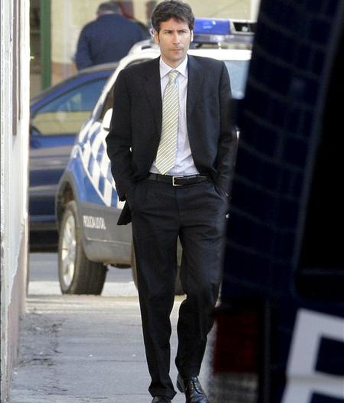 El juez Alfredo Lajusticia, titular del juzgado de La Almunia de Doña Godina, que tomará declaración hoy a los dos últimos imputados en la trama de corrupción urbanística de La Muela (Zaragoza), los empresarios zaragozanos Fernando L.R. y Modesto B.G. EFE/Archivo El juez Alfredo Lajusticia, titular del juzgado de La Almunia de Doña Godina, que tomará declaración hoy a los dos últimos imputados en la trama de corrupción urbanística de La Muela (Zaragoza), los empresarios zaragozanos Fernando L.R. y Modesto B.G. EFE/Archivo