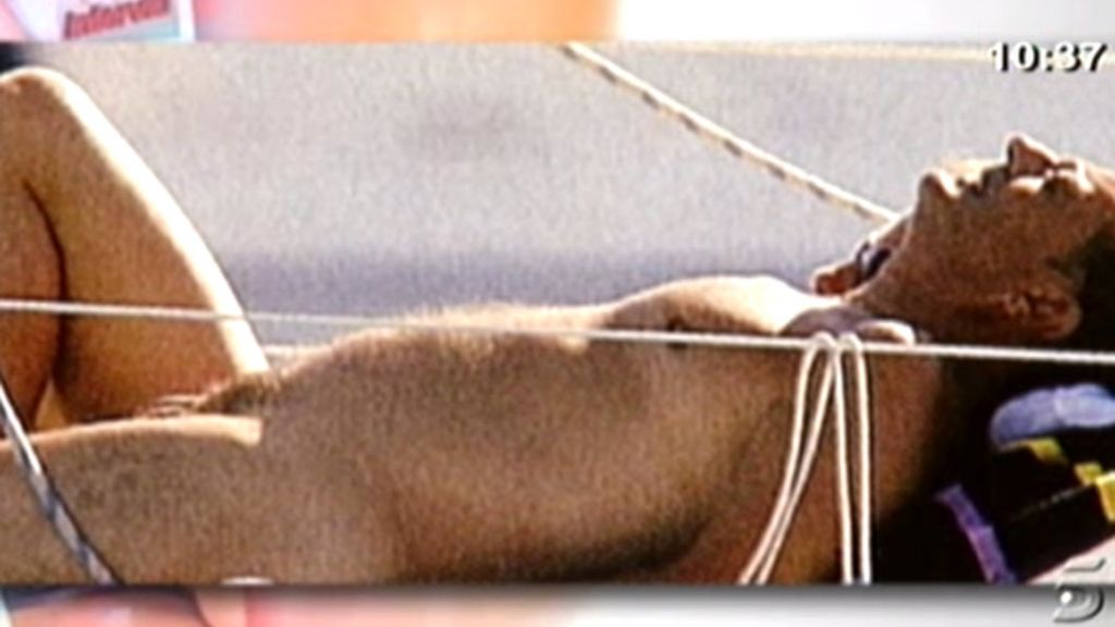 Julián Muñoz, desnudo en Ibiza