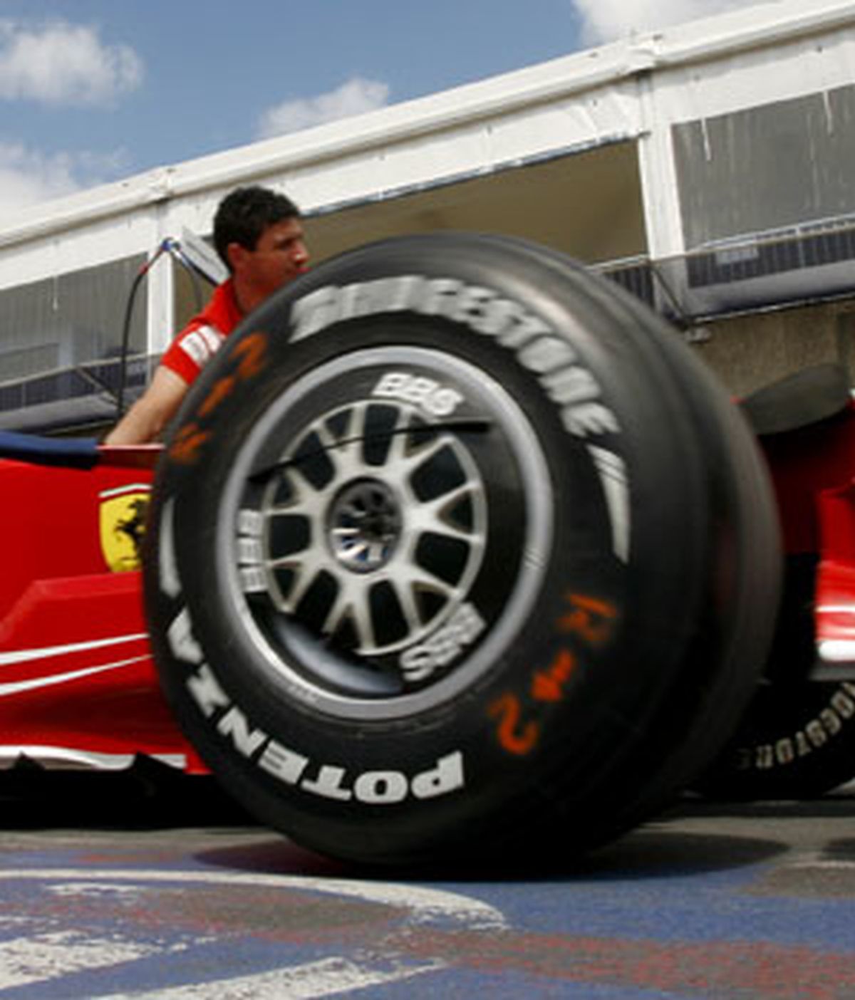 El Ferrari de Massa logro el mejor crono. Foto: AP