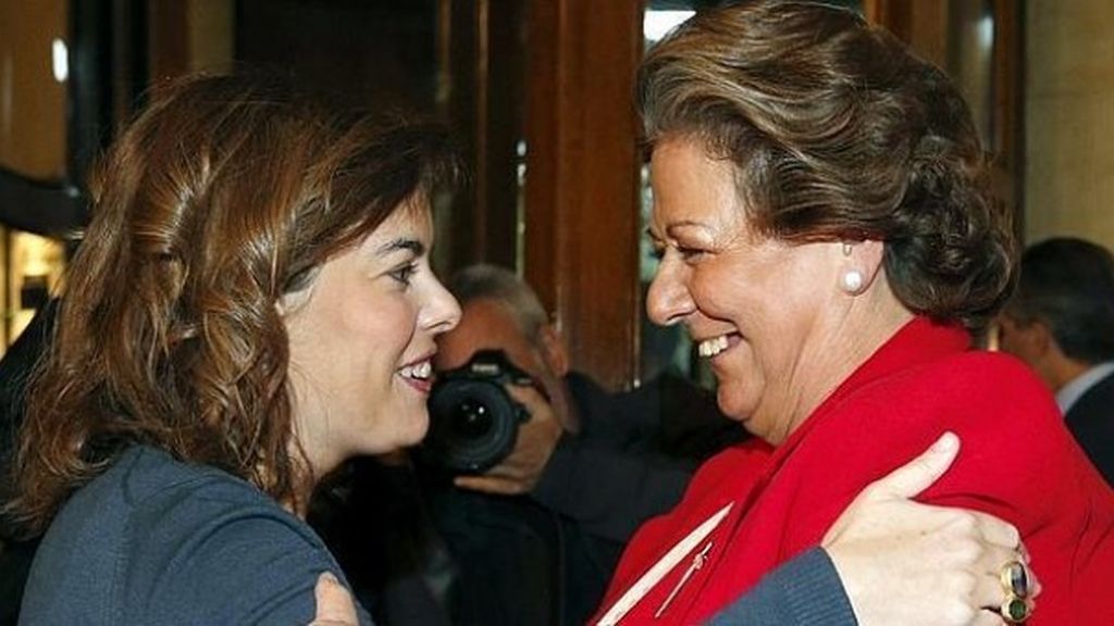 Soraya Sáenz de Santamaría y Rita Barberá
