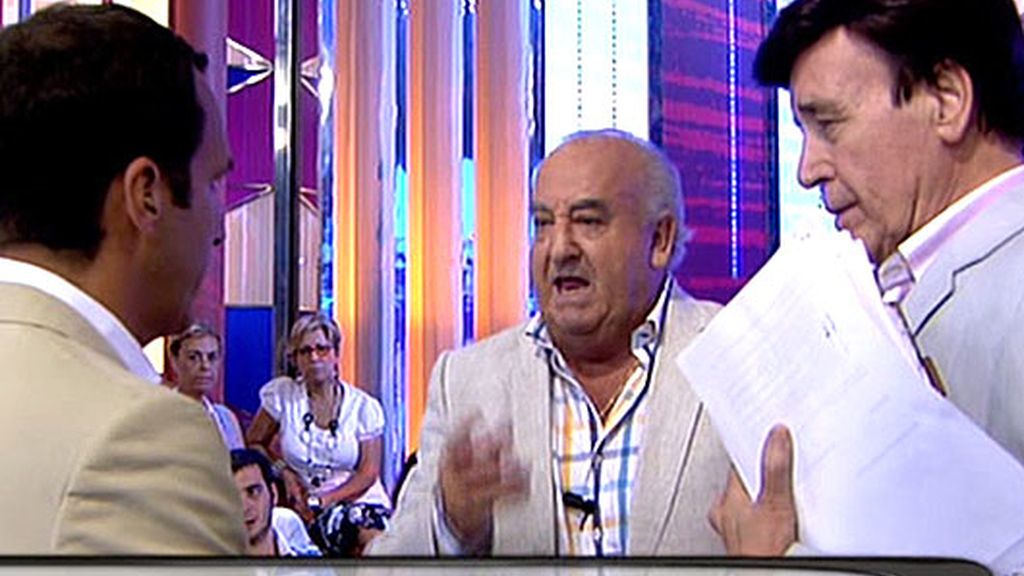 Humberto Janeiro, a punto de abandonar el plató de 'Enemigos íntimos'