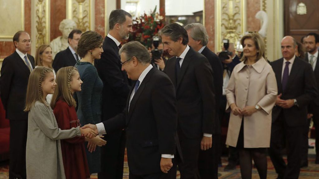 Han acudido a la sesión solemne de apertura en las Cortes (Madrid)