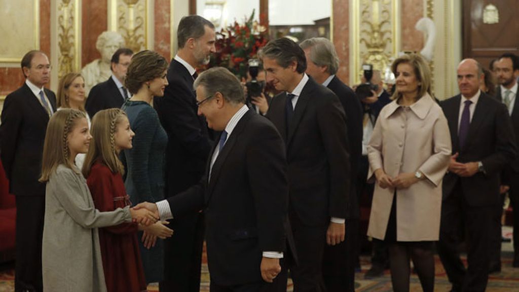 Felipe, Letizia y las infantas: la ceremonia de apertura de la Legislatura, en fotos