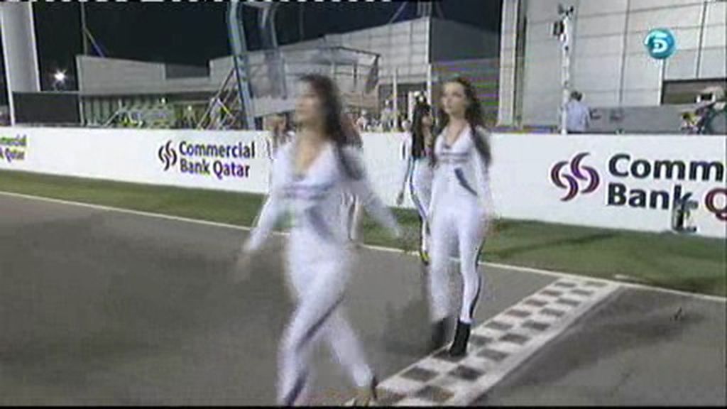 Bellezones en el paddock de Qatar