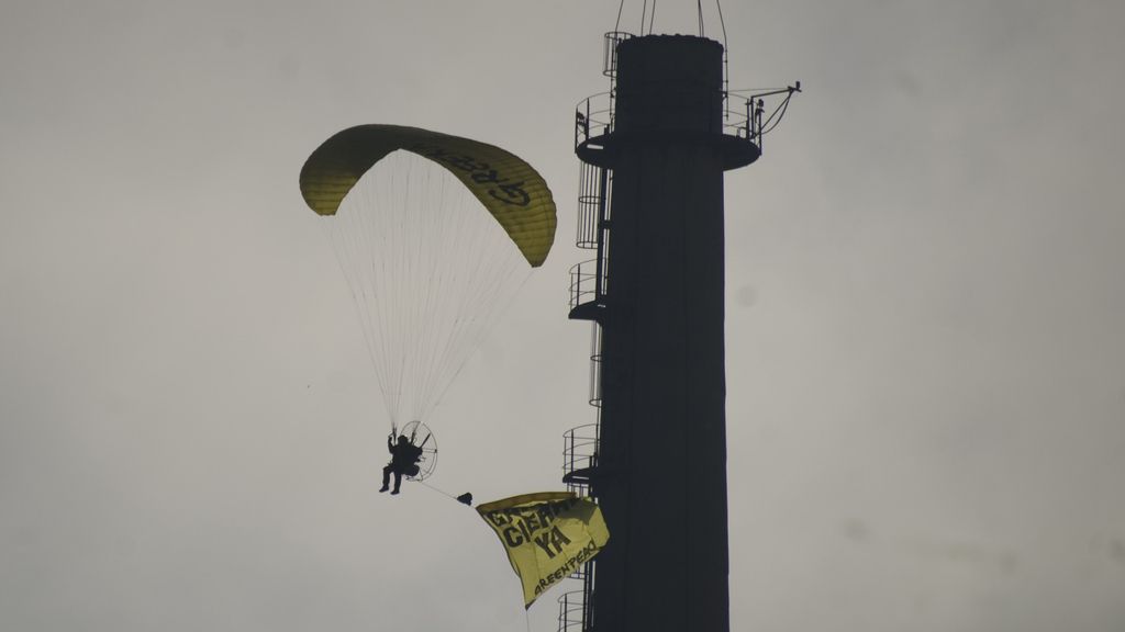 Acción de Greenpeace en Garoña