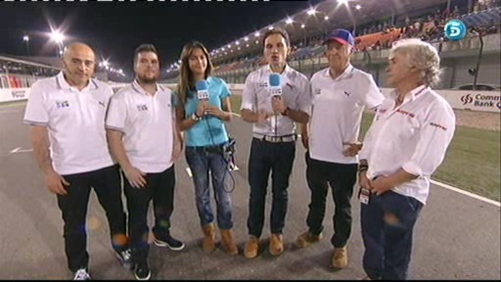 El equipo de MotoGP analiza el final de la carrera