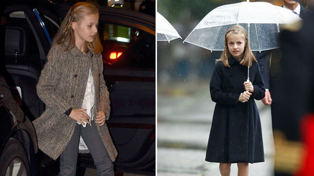 Con once años su trenza y su sonrisa son señas de su estilo