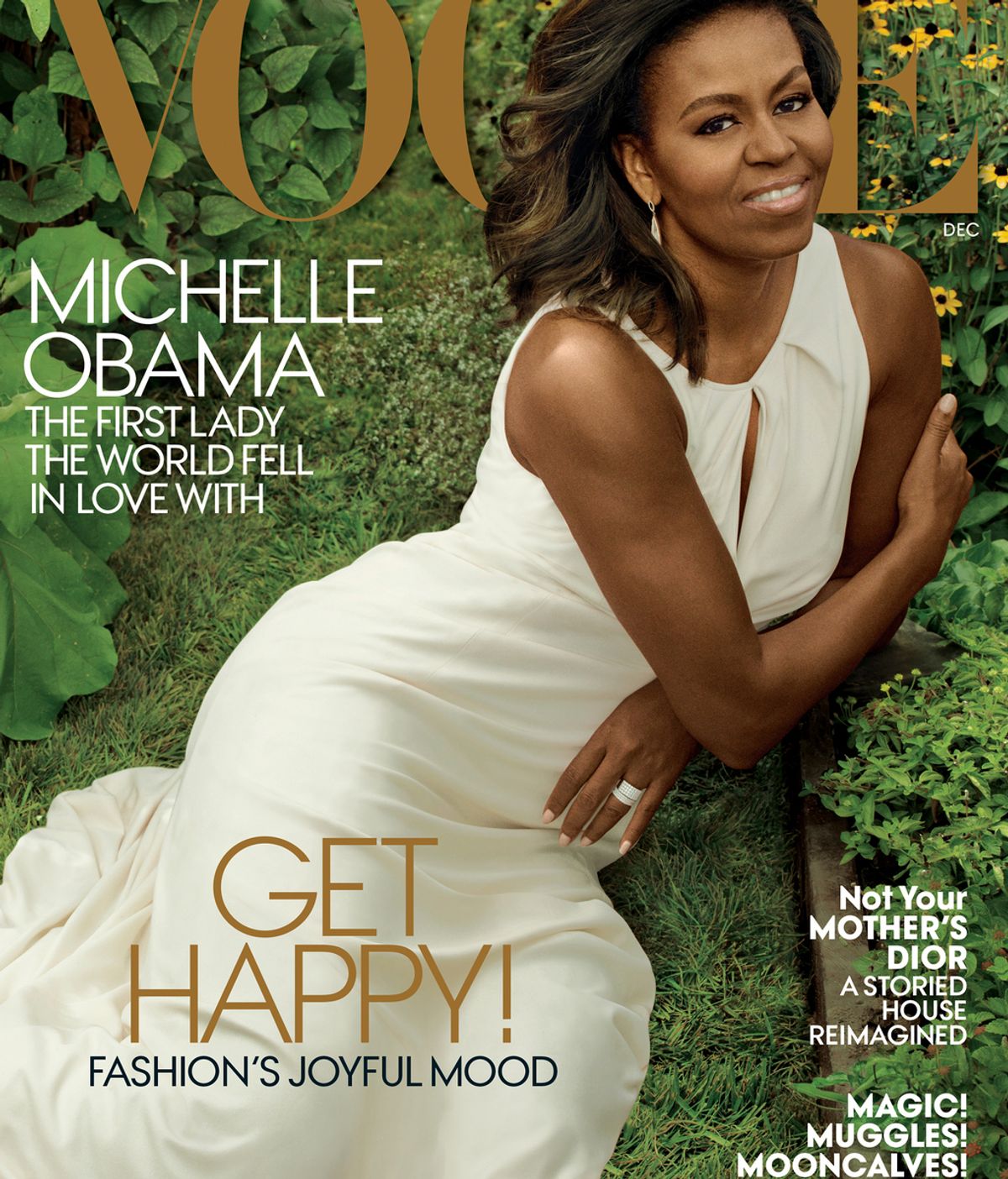 Michelle Obama en la portada de diciembre de Vogue