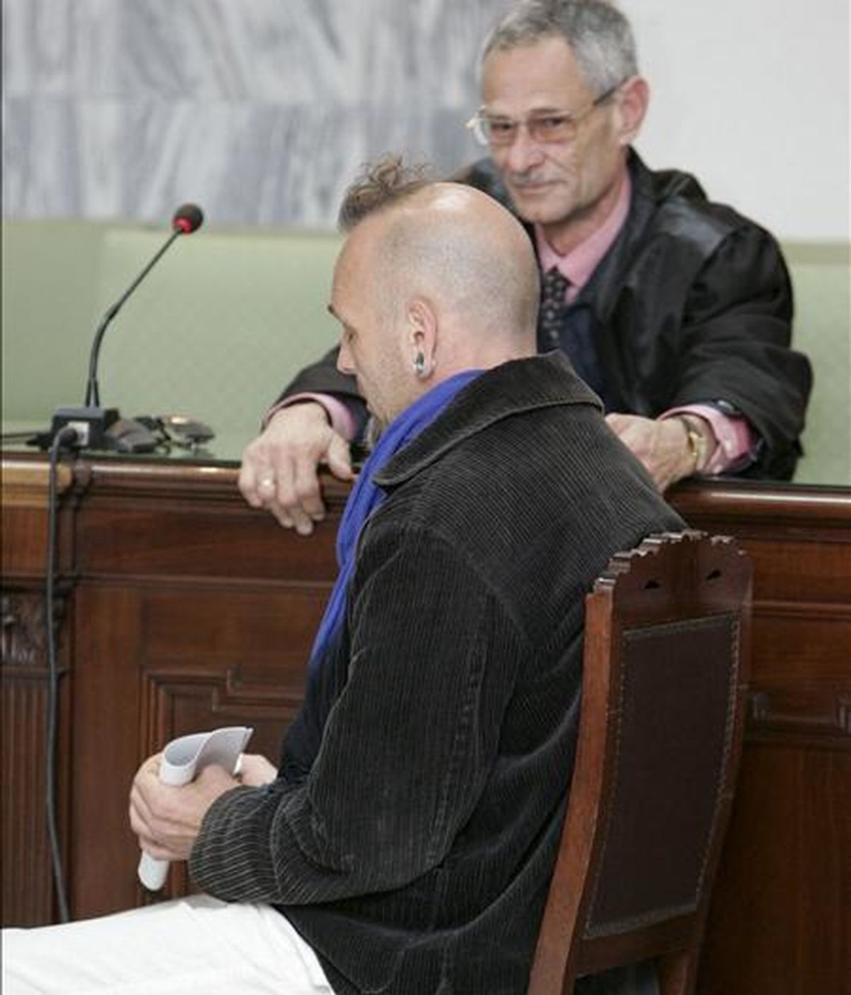 El grancanario Juan Carmelo Santana, de 42 años, durante el juicio en la Audiencia Provincial de Las Palmas. EFE/Archivo