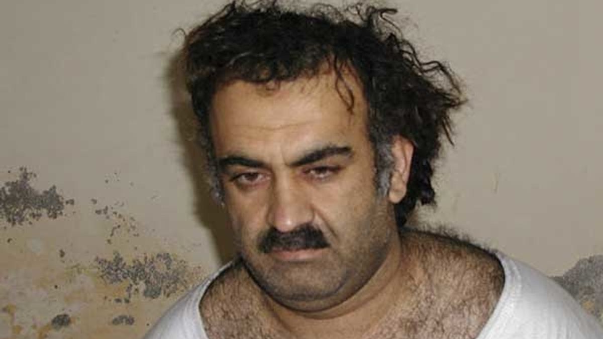 Imagen de Jalid Sheik Mohamed después de su detención en 2003. FOTO: AP